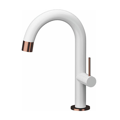 High basin faucet